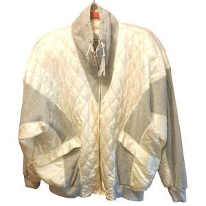 Vintage East West Action Design Women's Ski Jacket Bomber Jacket w/ Hood Sz. Lg.